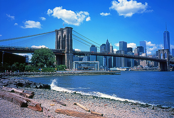 New York skyline from Brooklyn