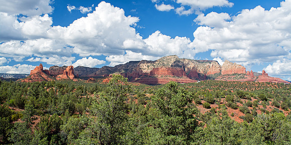 West Sedona from Mariposa Latin Grill, AZ.