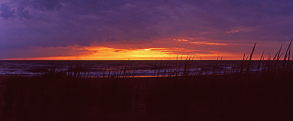 Oval Beach sunset, Saugatuck, MI.