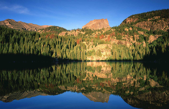 Bear Lake sunrise, Rocky Mountain National Park, CO.
